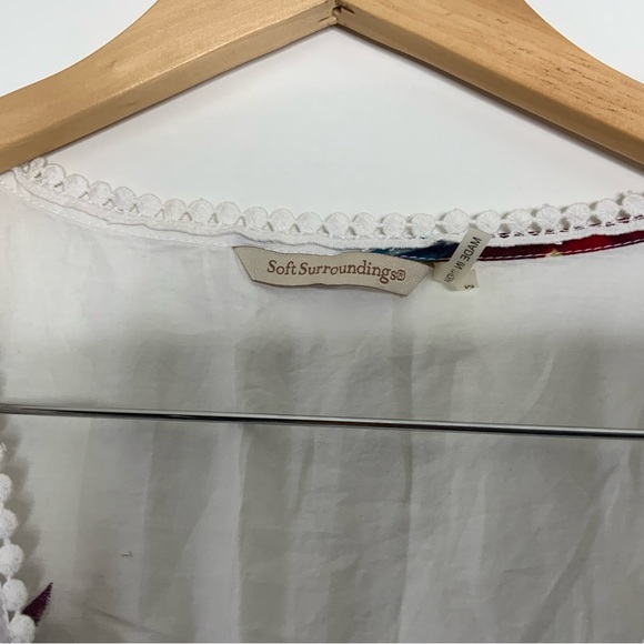 Soft Surroundings Blue and Red Swim Coverup - Picture 8 of 8